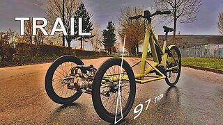 The Effect of Trail in a Tadpole Tilting Trike