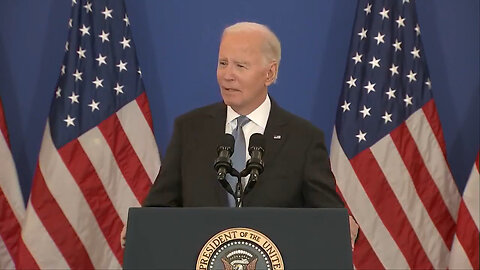 Biden (Delusional): "Compared To Four Years Ago, America Is Stronger!"