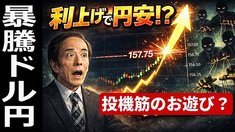 🤣植田日銀総裁「利上げしたのに円安？」年末相場の違和感と為替介入の現実味