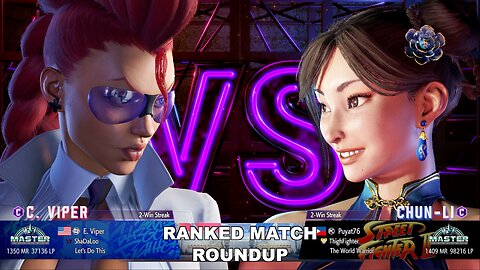 Kuya Kalbo SF6 Ranked Roundup. Chun Li Master Rank [Hori Fight Stick]