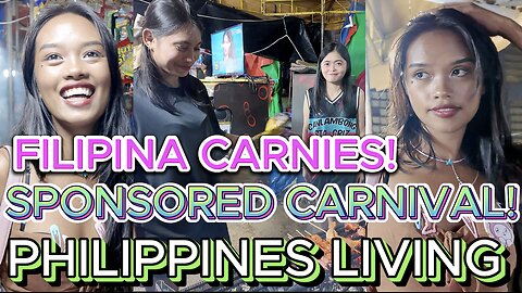 🇵🇭 Filipina Carnie Beauties! Sponsored Rides & Treats Province Families OFF GRID LIVING PHILIPPINES