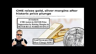 SILVER ALERT! CME Only Raises Margin Requirements to Stop Price Rises! 100% CRIMINAL! |Bix Weir