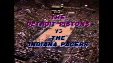 November 1, 1986 - Portion of Indiana Pacers Home Opener vs. Detroit Pistons