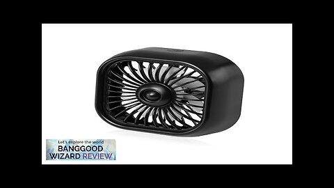 USB Car Vent Mini Fan Portable Air Conditioning Outlet Car Fan Gradient Review