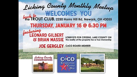 Licking County Meet Up | The Reality of The Property Tax & True Ownership