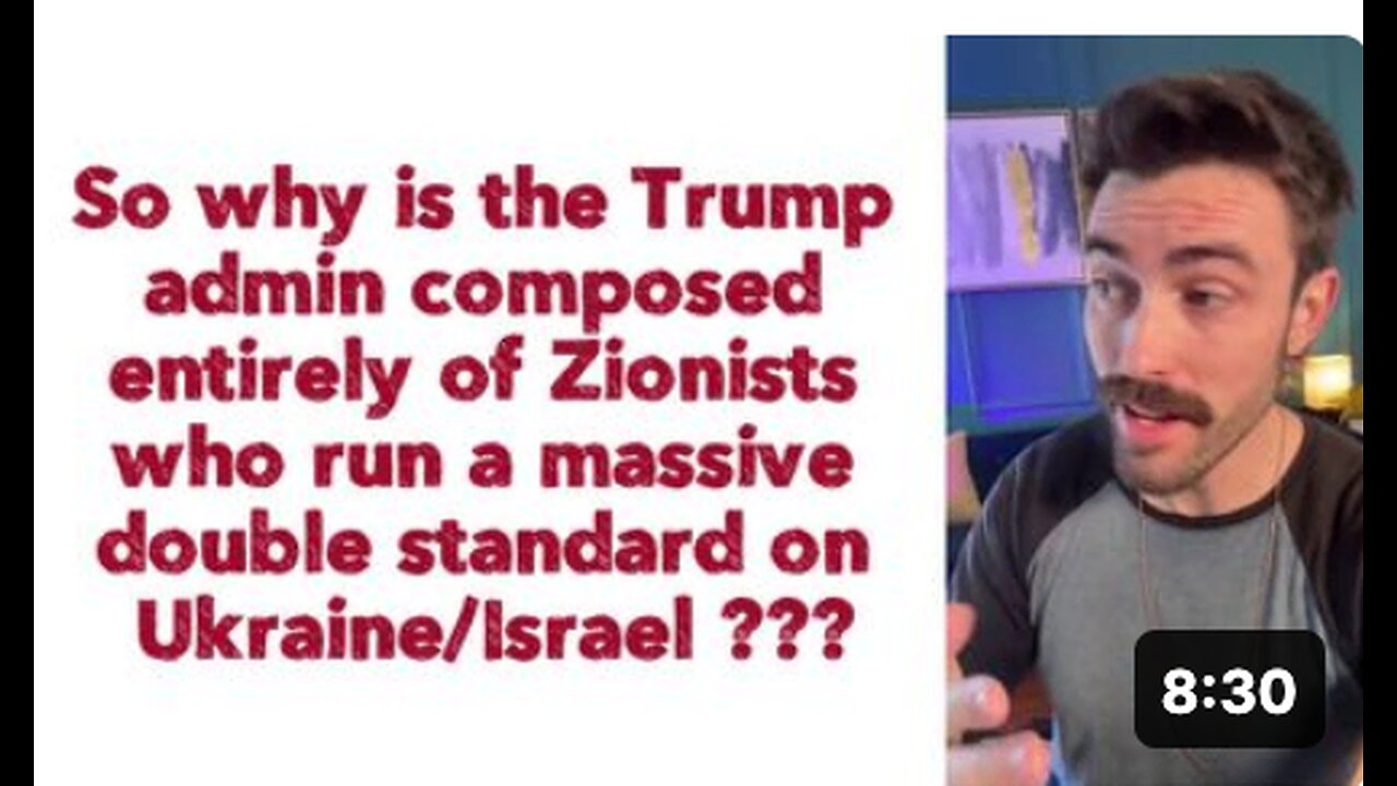 So why is the Trump admin composed entirely of zionists ???