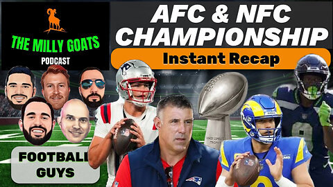 NFL Playoffs Recap: Patriots Beat Broncos & Rams vs Seahawks LIVE