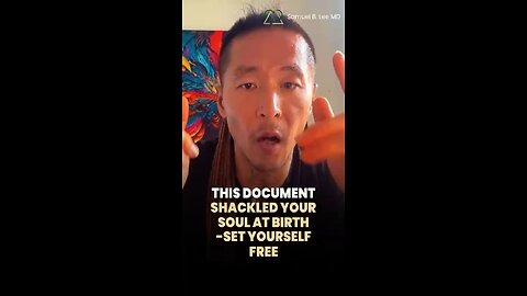 This Document Shackled Your Soul At Birth