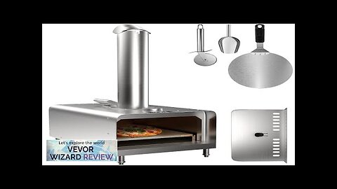 VEVOR Outdoor Pizza Oven 12" Wood Fired Ovens Stainless Steel Portable Pizza Review