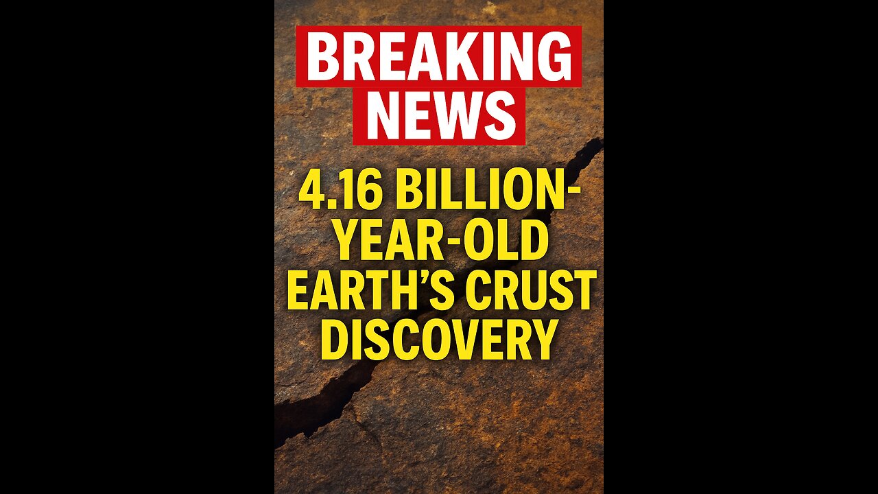 “Scientists Just Found Earth’s OLDEST Rock – 4.16 Billion Years Old 🌍⏳”