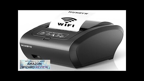 MUNBYN WiFi Receipt Printer with USB Port 80mm POS Printer Works Review