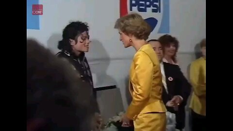 Michael Jackson meets Princess Diana & Prince Charles