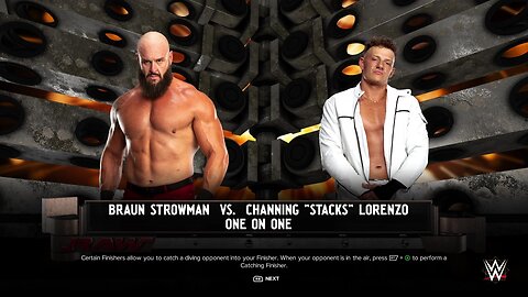 WWE 2k24 Braun Strowman vs Channing Stacks Lorenzo