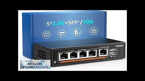 6 Port 2.5G Umanaged Ethernet Switch 5 x 2.5G Base-T Ports 1 Review