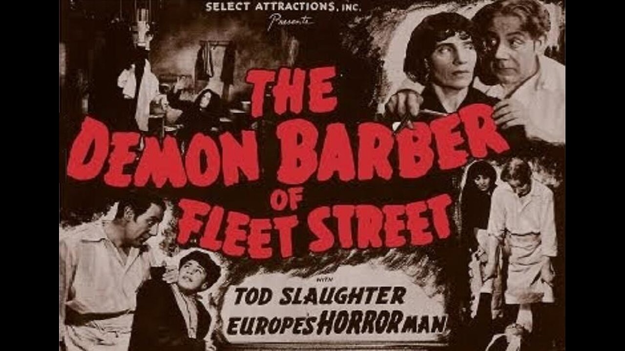 Tod Slaughter SWEENEY TODD: THE DEMON BARBER OF FLEET STREET 1936 The Original FULL MOVIE in HD