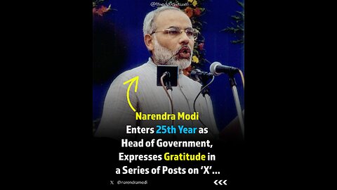 PM Modi Enters 25th Year of Public Service with Gratitude to Citizens! | The Dal Chawal