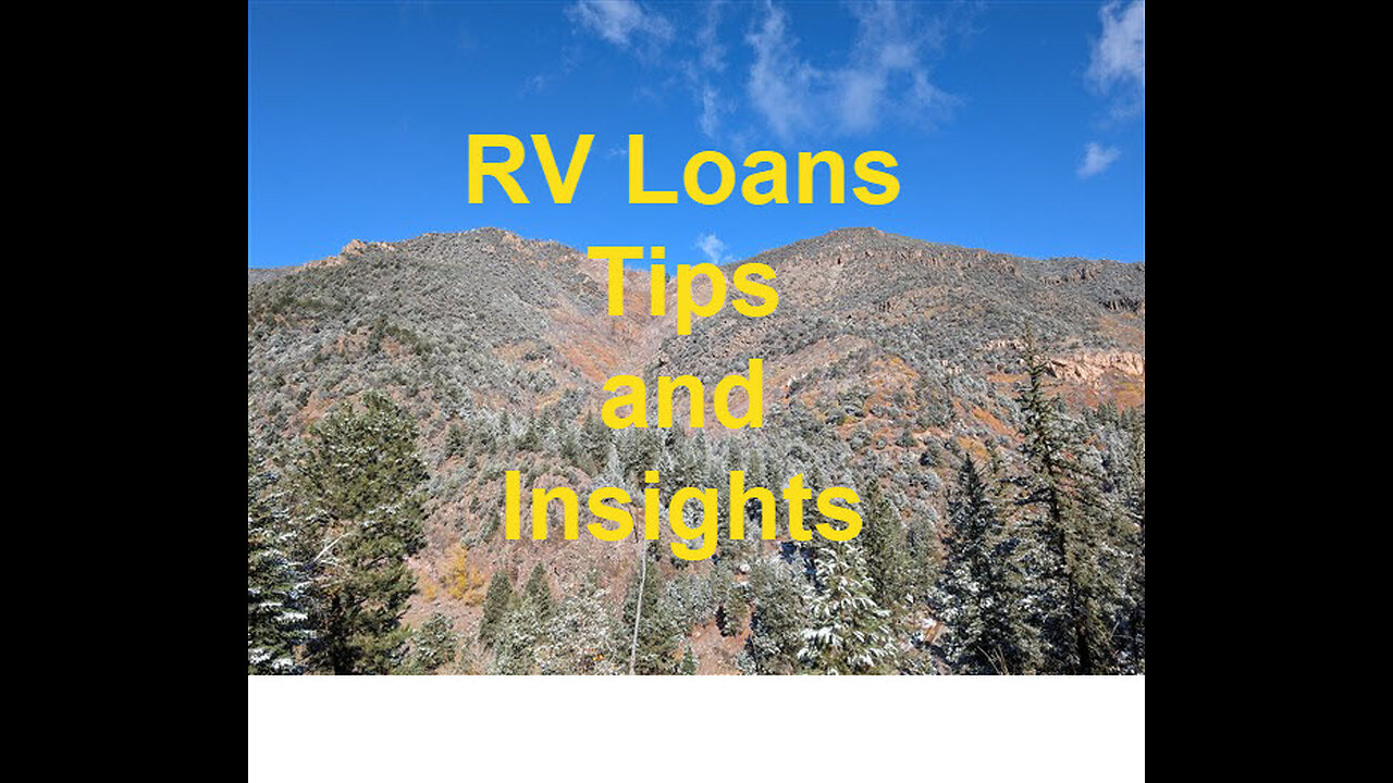 RV Loans: RV Finance Tips and Insights 2025