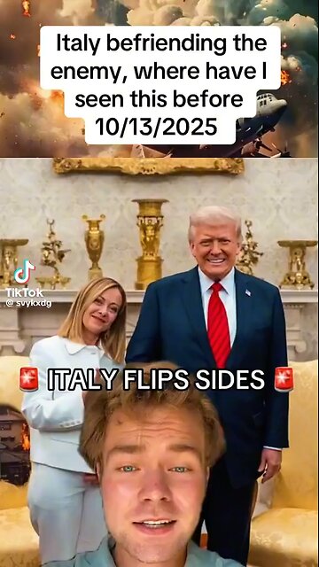 Italy Is Flipping Sides🇮🇹🇺🇸