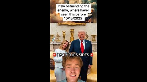 Italy Is Flipping Sides🇮🇹🇺🇸