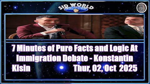 7 Minutes of Pure Facts and Logic At Immigration Debate - Konstantin Kisin