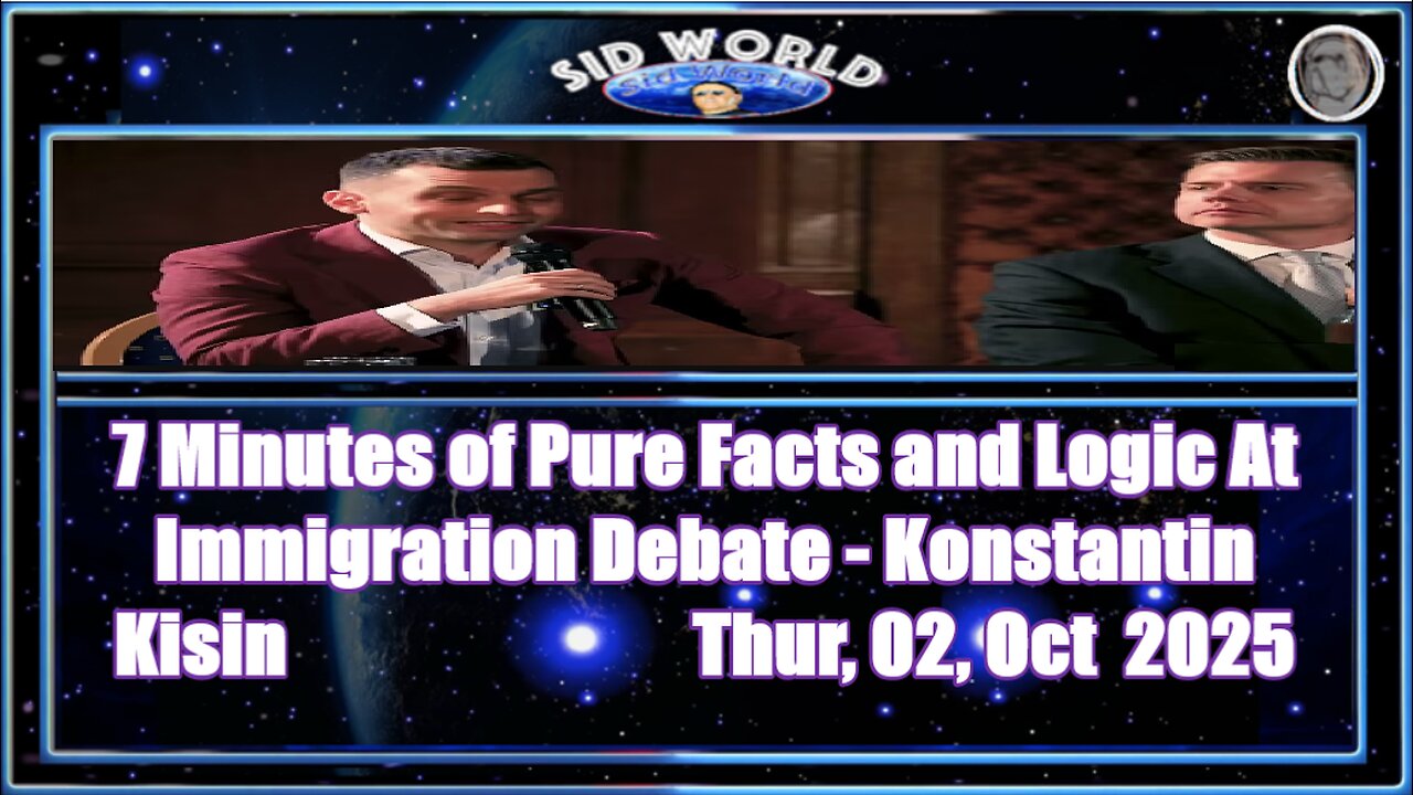 7 Minutes of Pure Facts and Logic At Immigration Debate - Konstantin Kisin