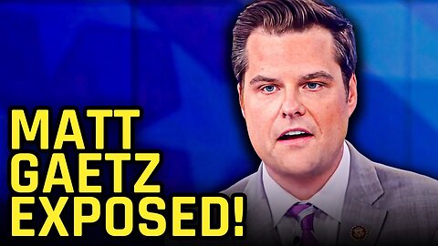 Matt Gaetz Is An Even BIGGER Scumbag Than Previously Known