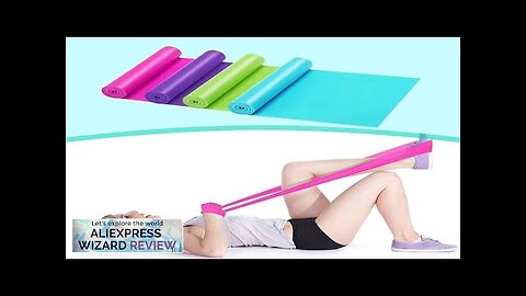 Sports Resistance Bands Pilates Strength Conditioning Workout Yoga Fitness Training Gym Review