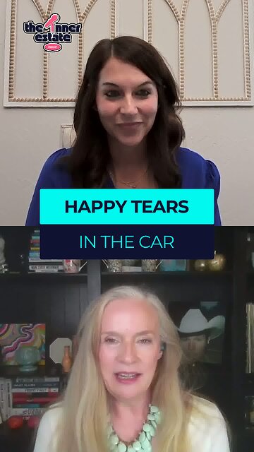 Happy tears in the car