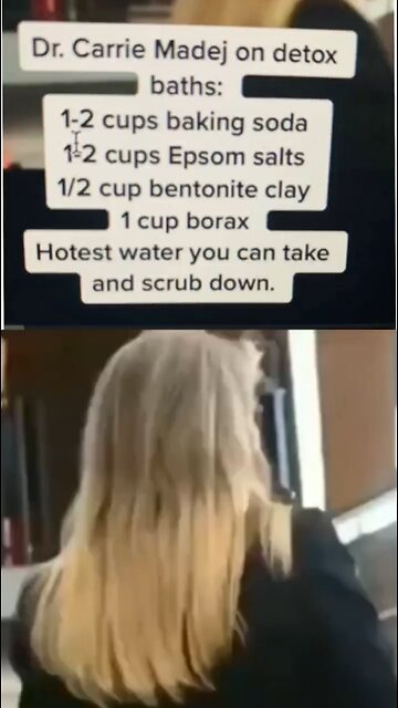 Dr.Carrie Madej On Detox Baths