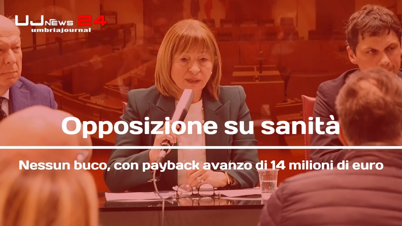 Opposizione su sanità Nessun buco, con payback avanzo di 14 milioni di euro