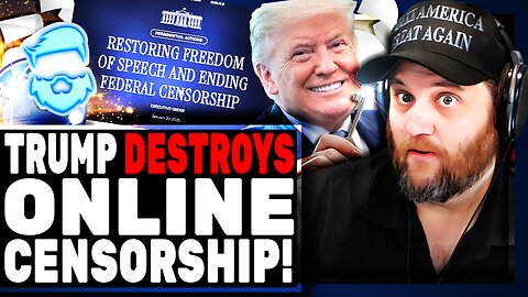 Youtube Censorship IS OVER! Donald Trump Passes Executive Order ENDING Online Censorship!