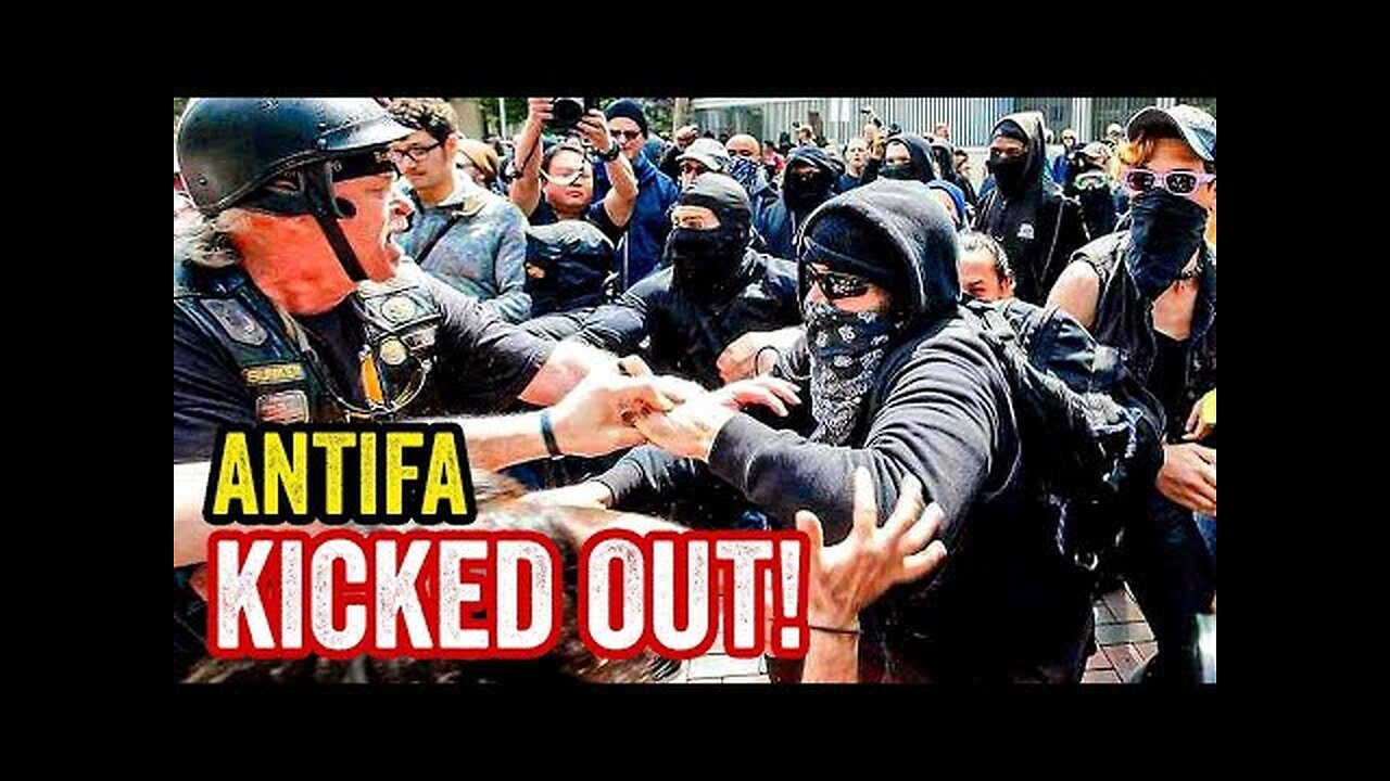 Antifa Gets ATTACKED and KICKED OUT of PORTLAND as Soros PANICS!!!