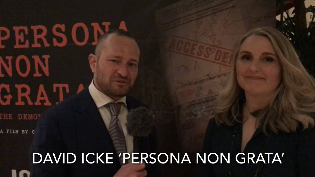 Première ‘Persona Non Grata’ Hoe David Icke verbannen werd uit de Schengenzone ​⁠​⁠