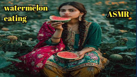 “Girl Enjoys Juicy Watermelon 🍉 | Ultra Relaxing ASMR”