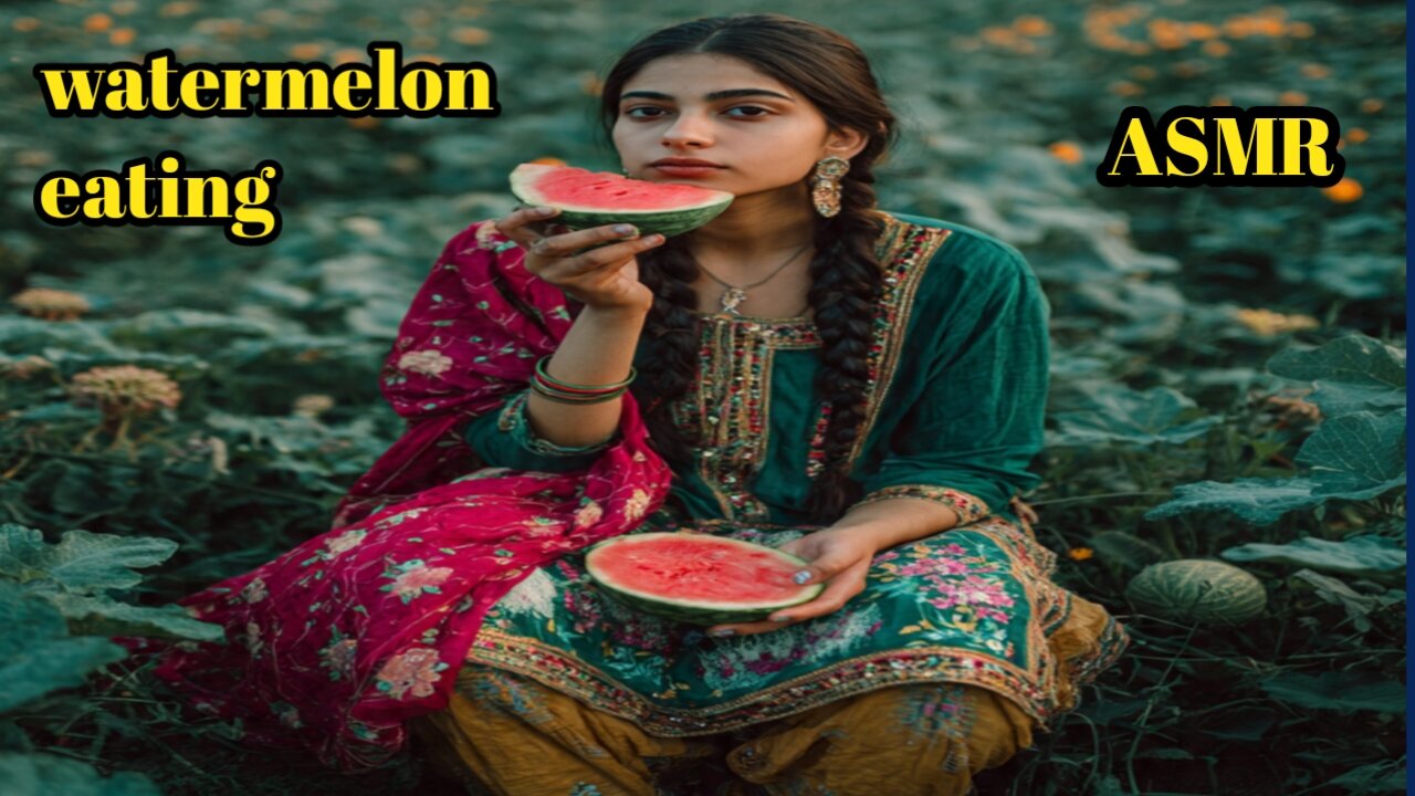 “Girl Enjoys Juicy Watermelon 🍉 | Ultra Relaxing ASMR”