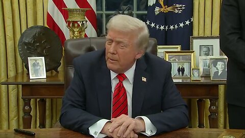 President Trump responds to Elizabeth Warren's comments about the Consumer Financial Protection...