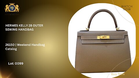HERMES KELLY 28 OUTER SEWING HANDBAG