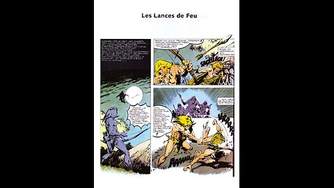 Rahan. Episode 152. By Roger Lecureux. The Lances of Fire. A Puke(TM) Comic.