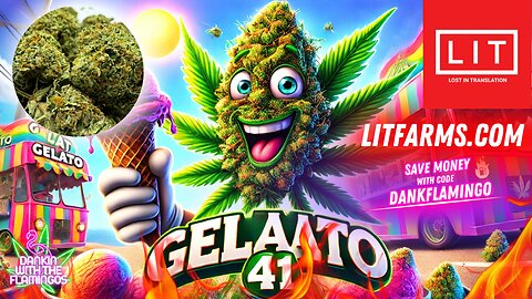 Blazing Up Gelato 41 Essential from Lit Farms! Mrs Dank Flamingo Review!!