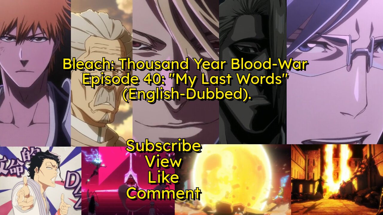 Summary And Review Of Bleach: Thousand Year Blood-war Episode 40 - Uryu Reveals The Truth.