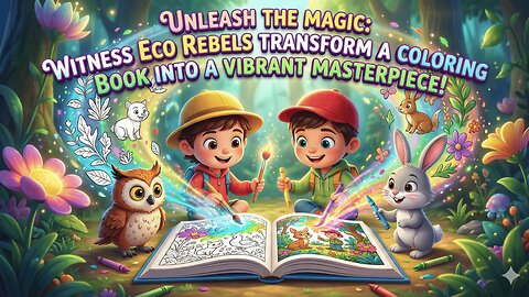 Unleash the Magic: Witness ECO Rebels Transform a Coloring Book into a Vibrant Masterpiece!