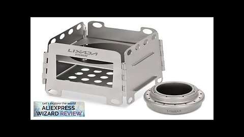 Lixada Titanium Wood Stove Lightweight Folding Pocket Stove Portable Mini Alcohol Stove Review