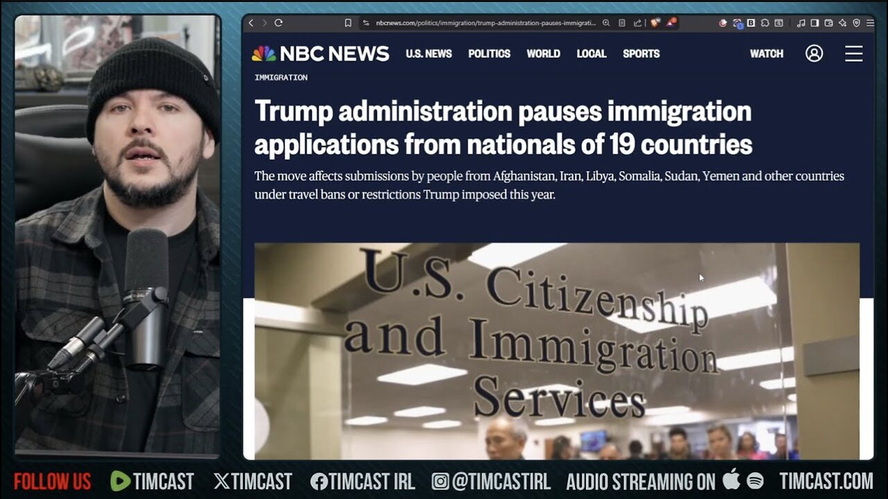 Trump CANCELS Immigration & Citizenship Following National Guard Killing | Tim Pool