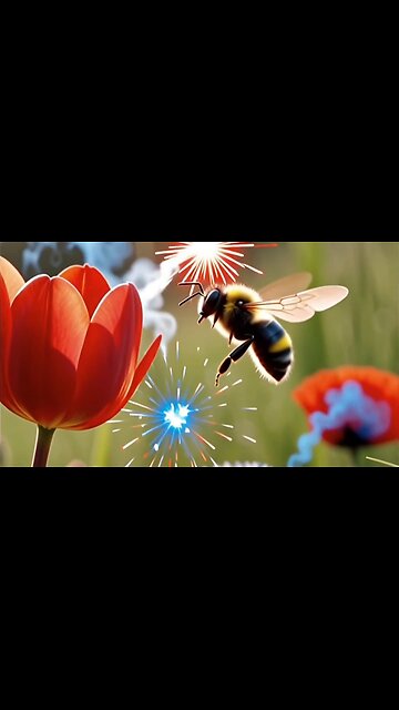 pollen fireworks 🎇🐝