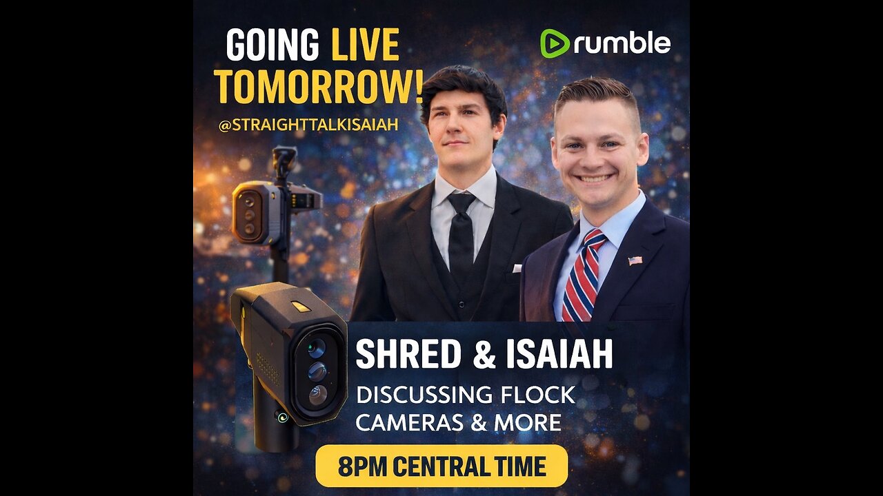 🔴 LIVE TONIGHT AT 8 PM CT