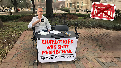 Ghost Town NYC – Charlie Kirk Was Shot From Behind PROVE ME WRONG
