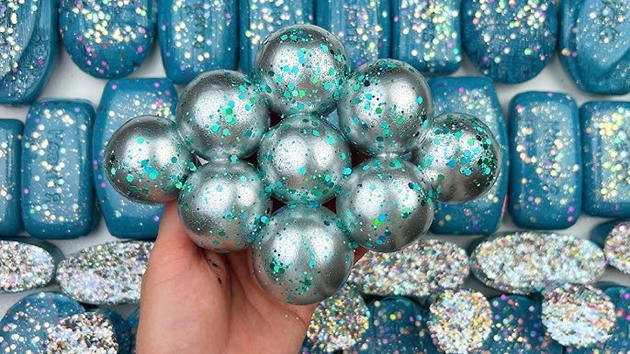 Ultimate SOAP Compilation Cutting & Crushing Soap Cubes Foam, Glitter & Starch Sounds for Relaxation