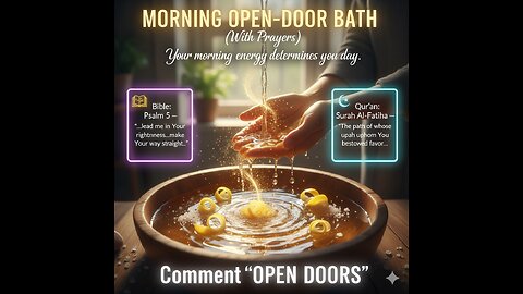 MORNING OPEN-DOOR BATH