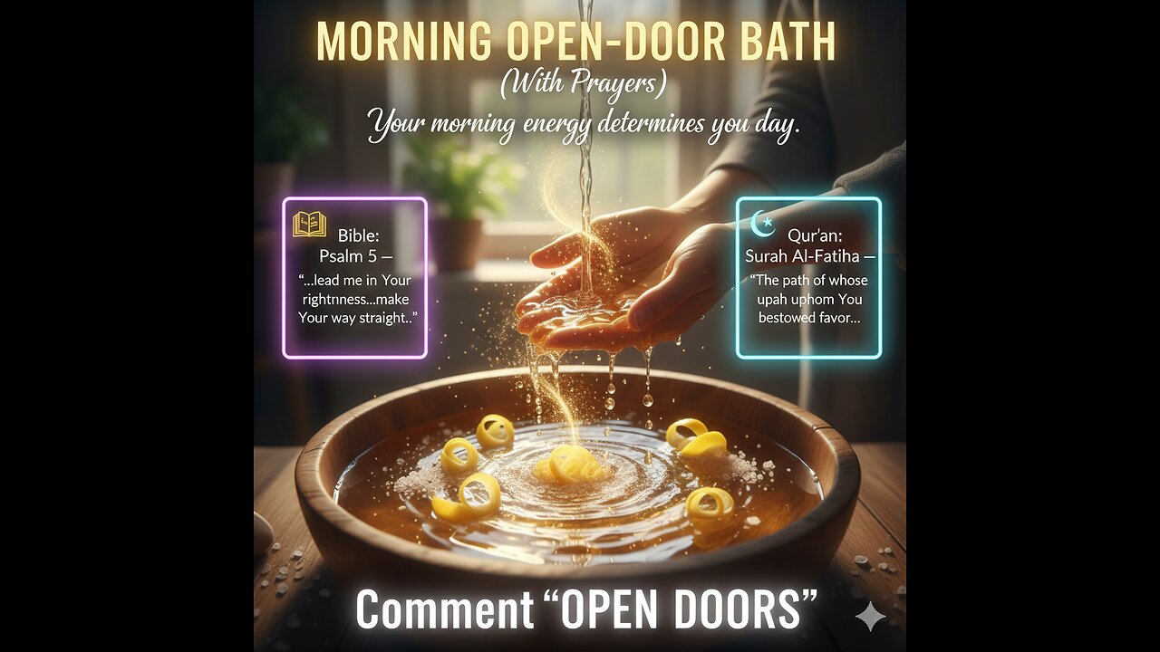 MORNING OPEN-DOOR BATH