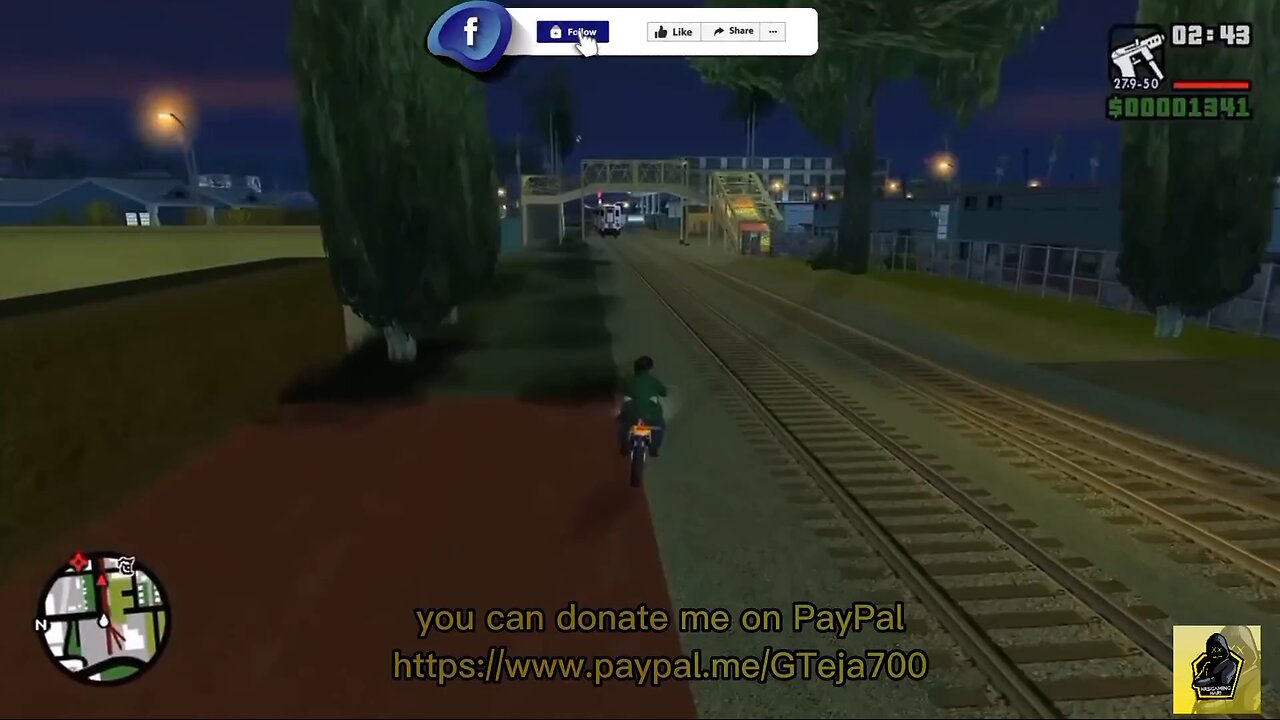 GTA: San Andreas Wrong Side Of The Tracks Mission Part 3 #gta #CJ #sanantonio #reelsvideoシ